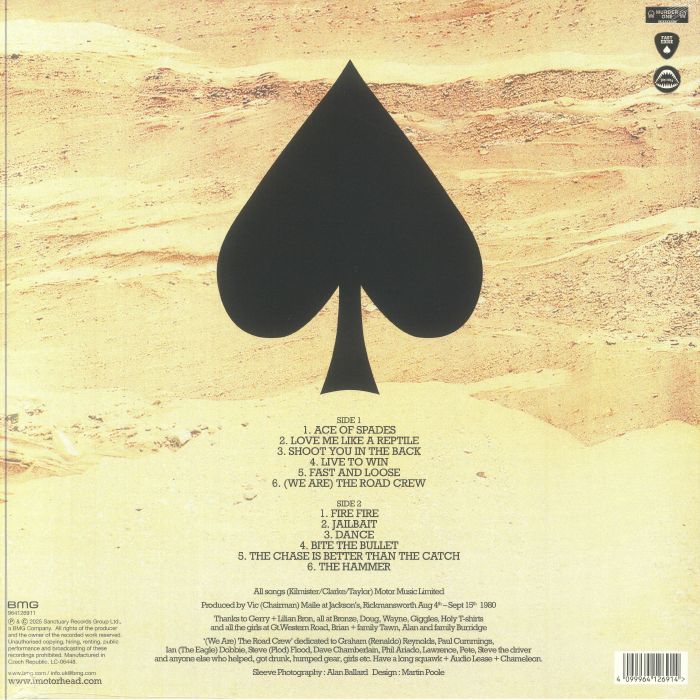 Ace of Spades (50th Anniversary Edition) (Half Speed Remastered) - Motorhead