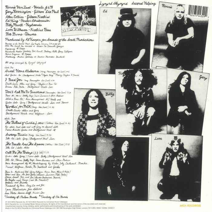 Second Helping (Reissue) (Limited Yellow Vinyl) - Lynyrd Skynyrd