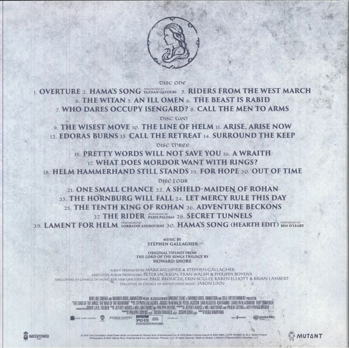 Lord of the Rings: the War of the Rohirrim (Soundtrack) - Stephen Gallagher
