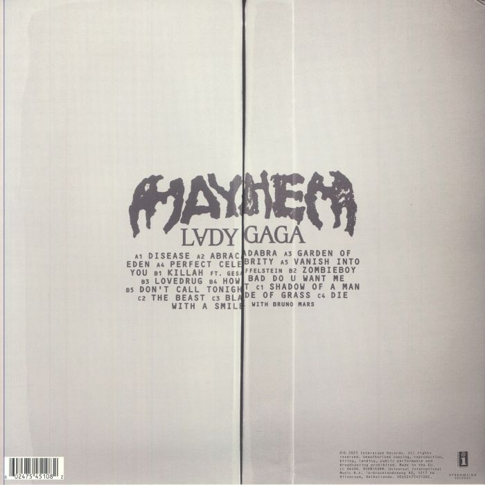 Mayhem (Poster Hediyeli) - Lady Gaga