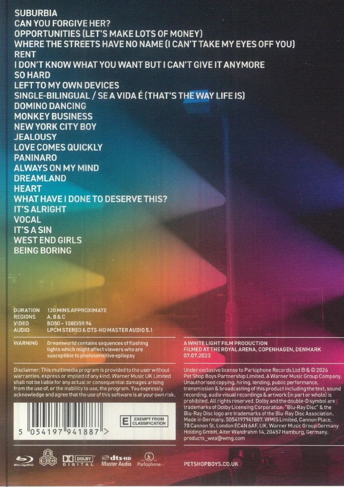 Dreamworld: the Greatest Hits Live - Pet Shop Boys (CD)