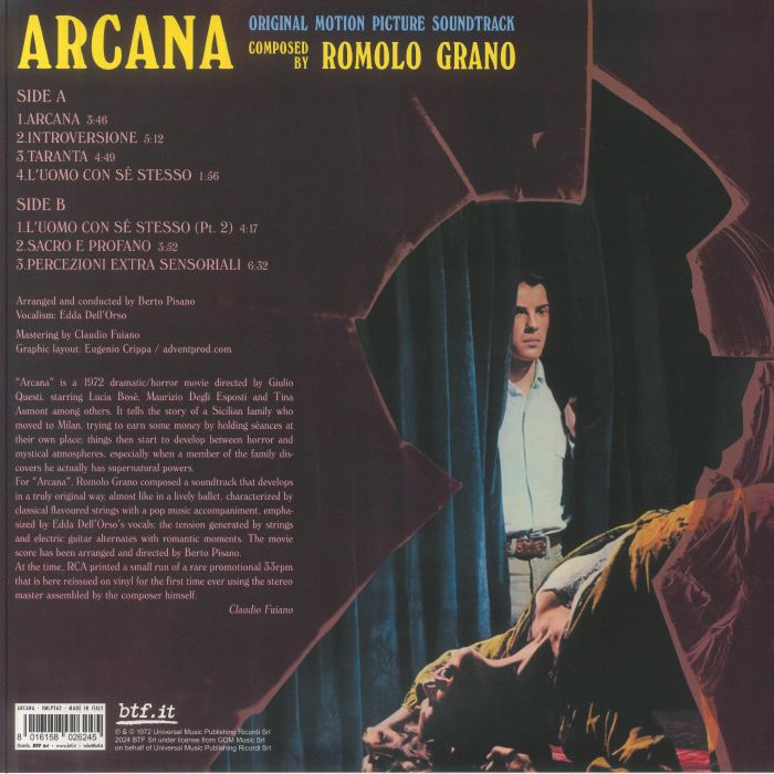 Arcana (Soundtrack) (Reissue) (Record Store Day Rsd 2025) - Romolo Grano