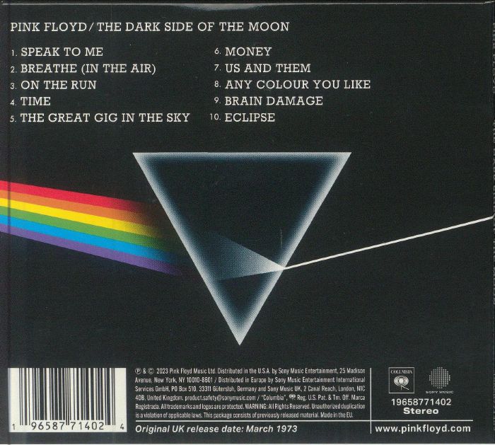 The Dark Side of the Moon (50th Anniversary Edition) - Pink Floyd (CD)