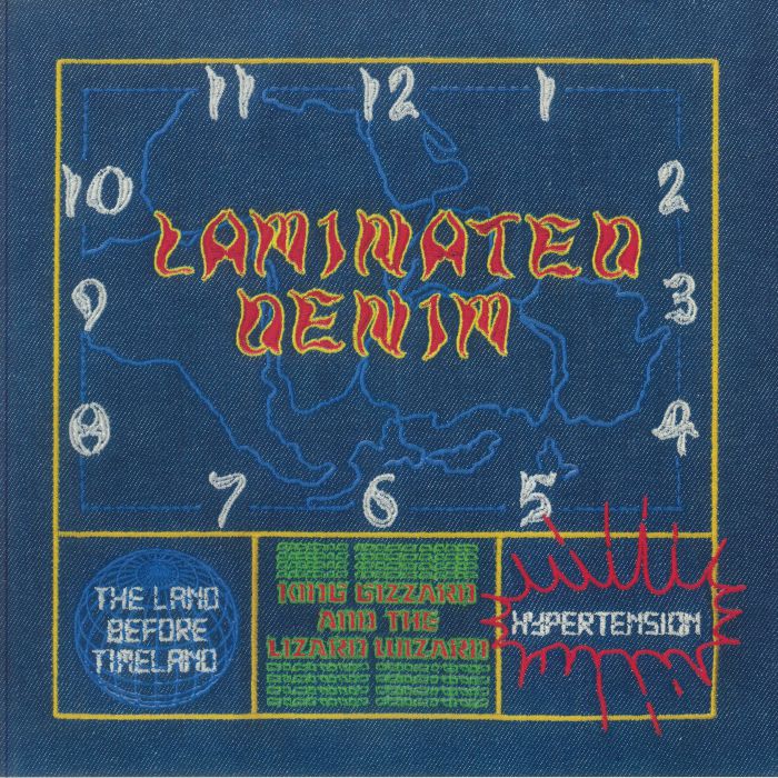 Laminated Denim (Lucky Rainbow Edition) (Red Marbled Vinyl) - King Gizzard & the Lizard Wizard