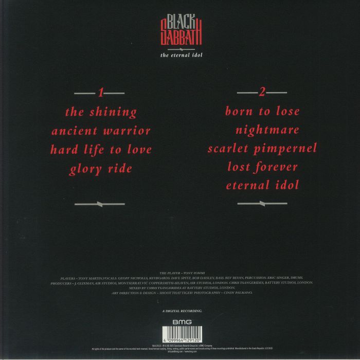 The Eternal Idol (Record Store Day Rsd 2025) - Black Sabbath
