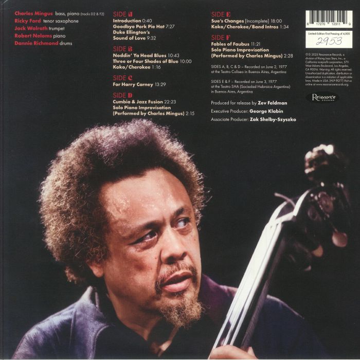 In Argentina: the Buenos Aires Concerts (Record Store Day Rsd 2025) - Charles Mingus