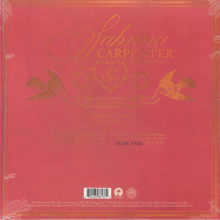 Short N' Sweet (Vintage Bottle Green Vinyl) - Sabrina Carpenter
