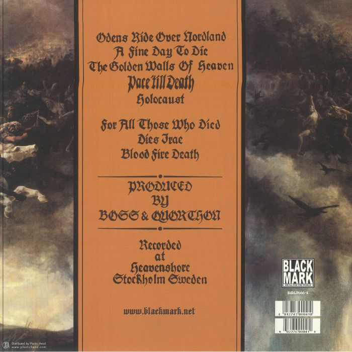 Blood Fire Death (Reissue) - Bathory