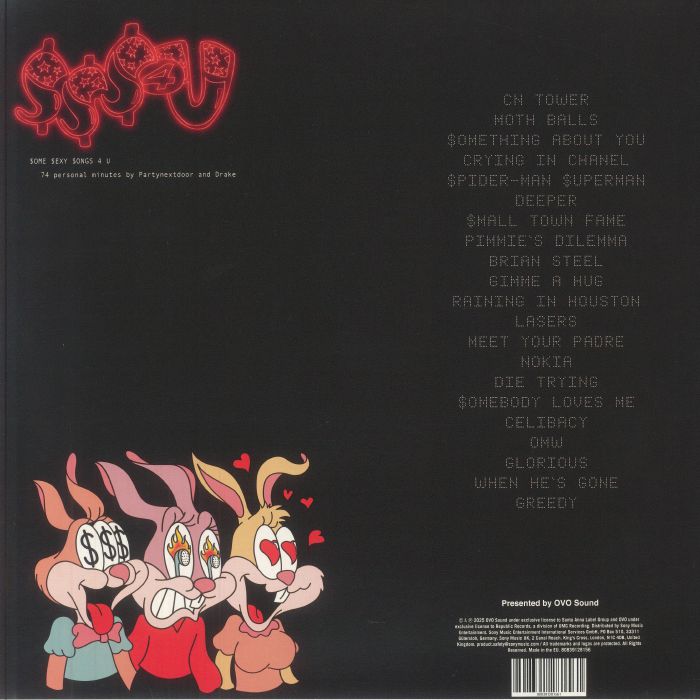 Some Sexy Songs 4 U (Opaque Red Vinyl) (Booklet Hediyeli) - PARTYNEXTDOOR / DRAKE