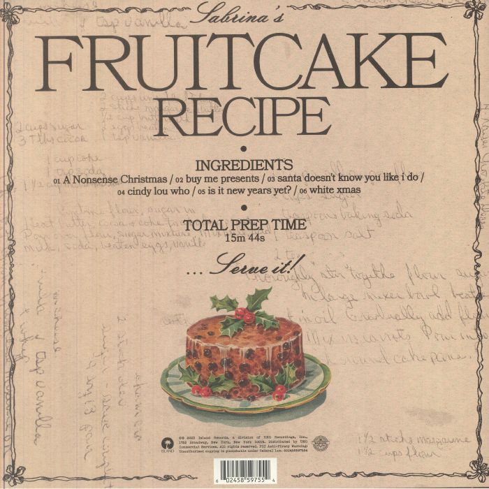 Fruitcake (Indie Exclusive) - Sabrina Carpenter