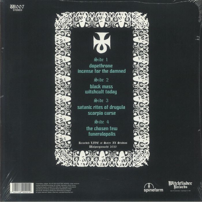 Black Magic Rituals & Perversions Vol 1 - Electric Wizard
