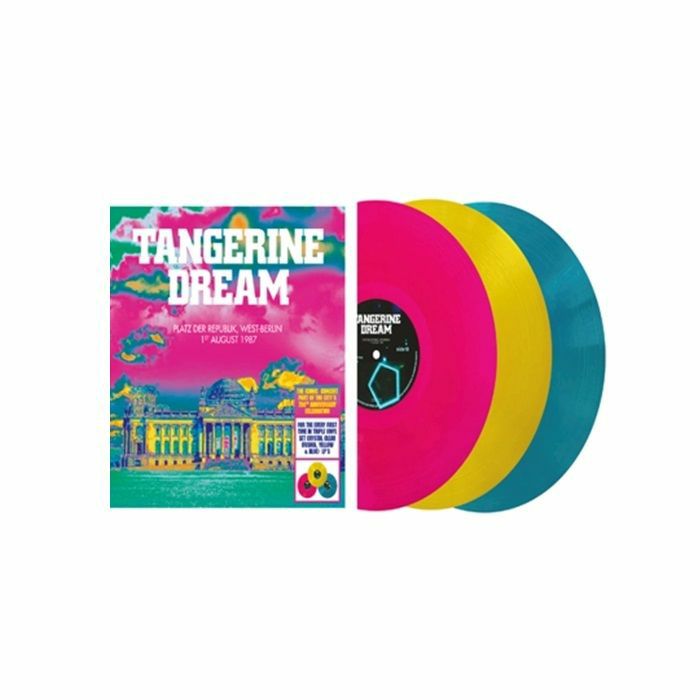 Live at Platz Der Republik West Berlin August 1st 1987 (3xLP) (Yellow & Turquoise Vinyl) - Tangerine Dream