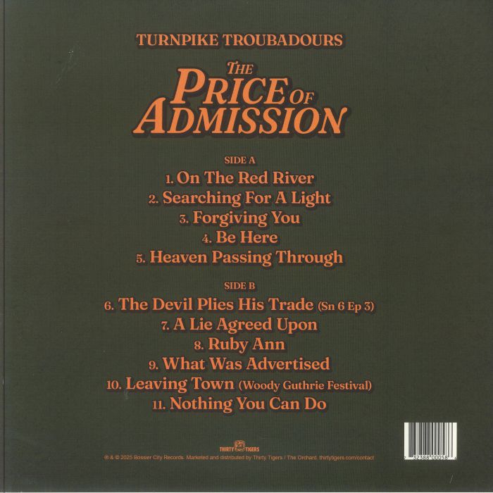 The Price of Admission (Indie Exclusive) - Turnpike Troubadours