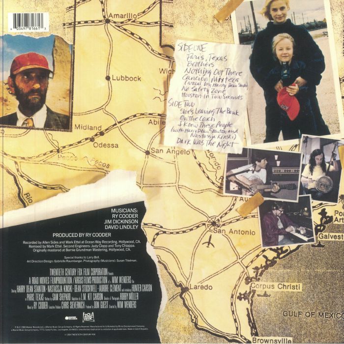 Paris Texas (Soundtrack) (40th Anniversary Edition) - Ry Cooder