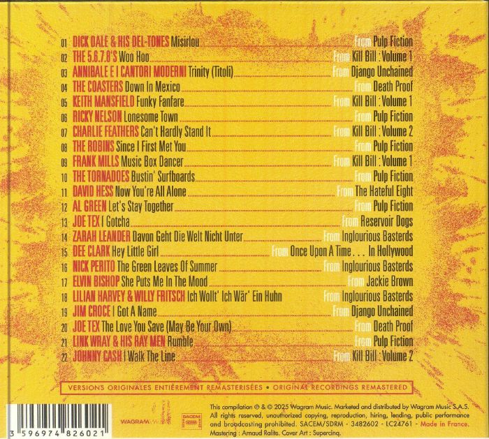 Tarantino Sounds: a Tribute to Quentin Tarantino (Soundtrack) - Various (CD)