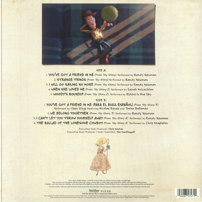 Toy Story: Songs to Infinity & Beyond (Zoetrope) - Randy Newman