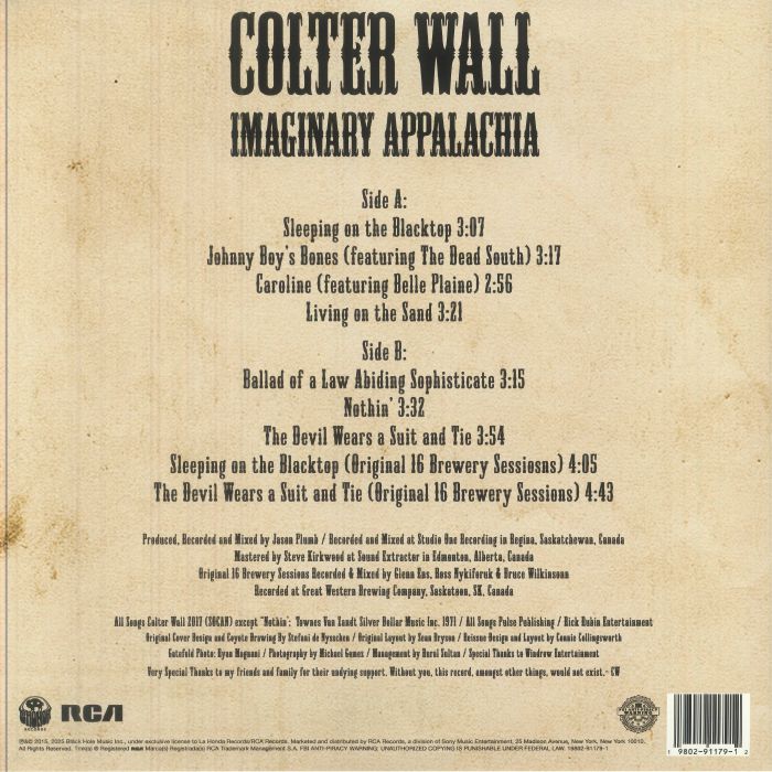 Imaginary Appalachia (10th Anniversary Edition) - Colter Wall