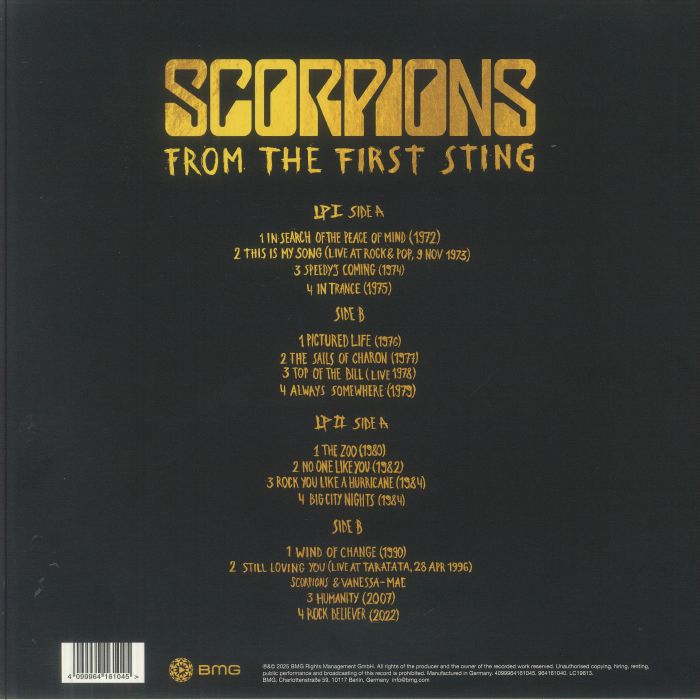 From the First Sting - Scorpions