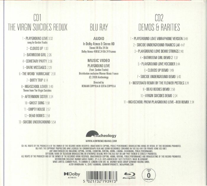 The Virgin Suicides Redux - Air (2xCD)