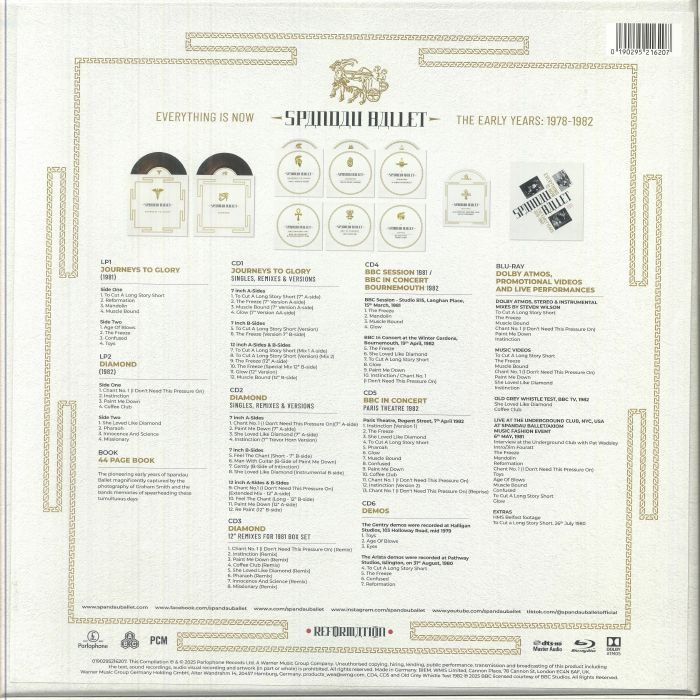 Everything Is Now Vol 1: the Early Years 1978-1982 (Box Set) (2xLP) - Spandau Ballet