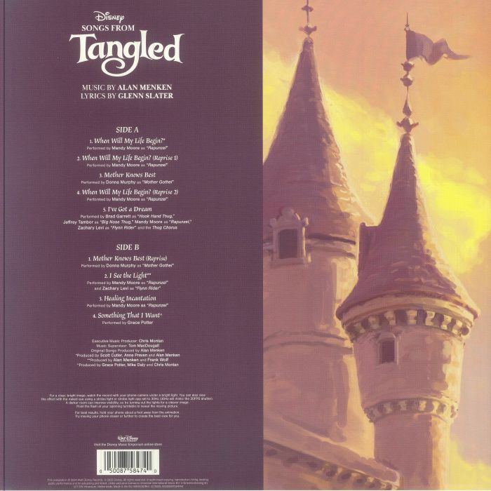 Songs from Tangled (Soundtrack) (Picture Disc) (Zoetrope) - Alan Menken / Various