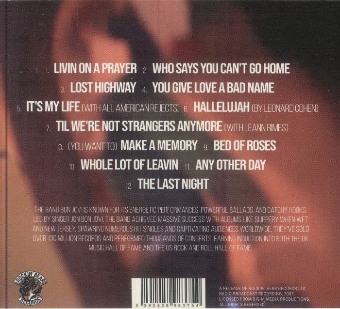 An Acoustic Evening with Bon Jovi - Bon Jovi (CD)