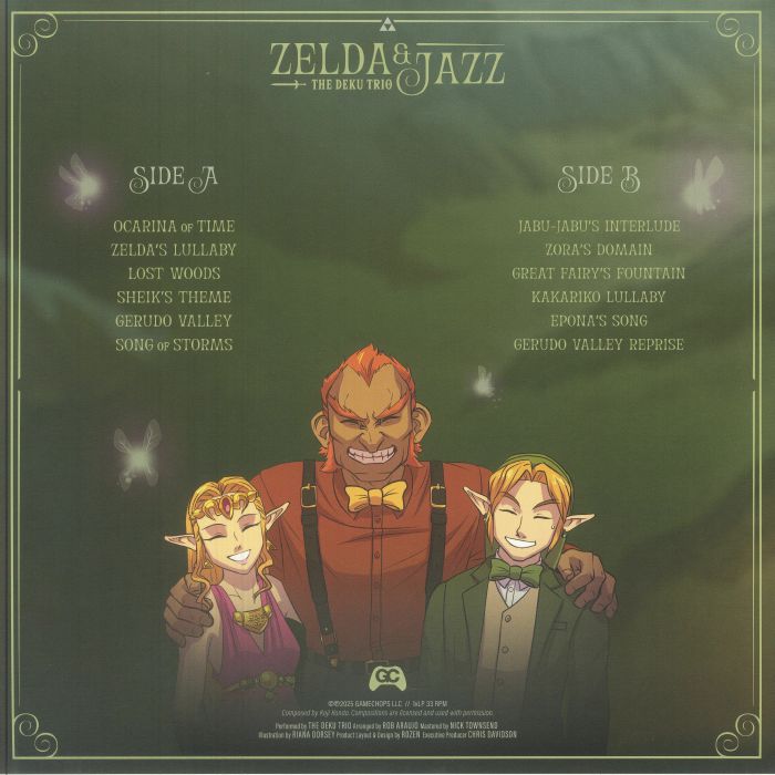 Zelda & Jazz (Renkli Plak) - The Deku Trio