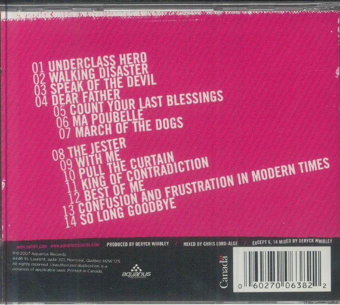 Underclass Hero - Sum 41 (CD)