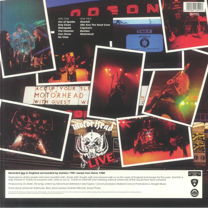 No Sleep 'Til Hammersmith: Live (Half Speed Remastered) (Renkli Plak) (Poster Hediyeli) - Motorhead