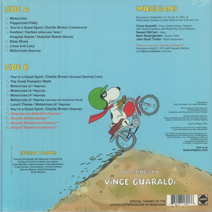 You're a Good Sport Charlie Brown (Soundtrack) (50th Anniversary Edition) - Vince Guaraldi