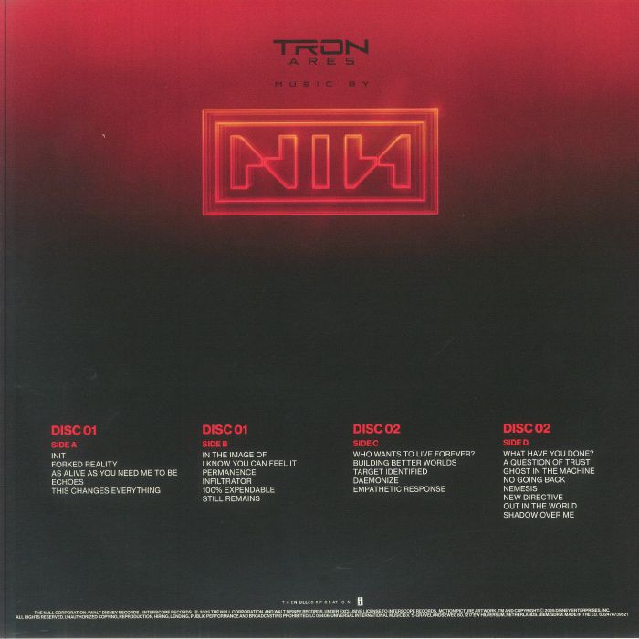Tron: Ares (Soundtrack) (Indie Exclusive) - Nine Inch Nails