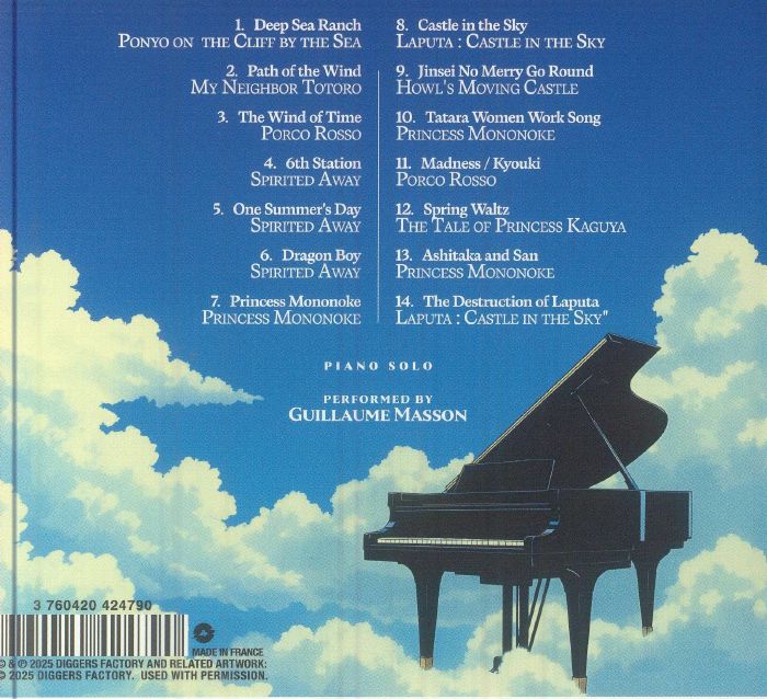 Music from Ghibli Movies: Piano in the Sky - Various (CD)
