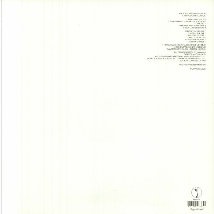 Press the Eject & Give Me the Tape - Bauhaus
