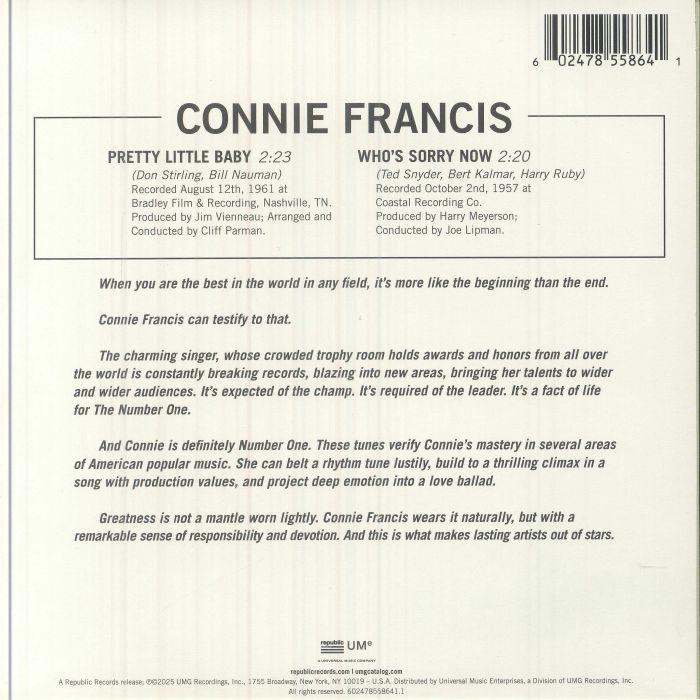 Pretty Little Baby - Connie Francis