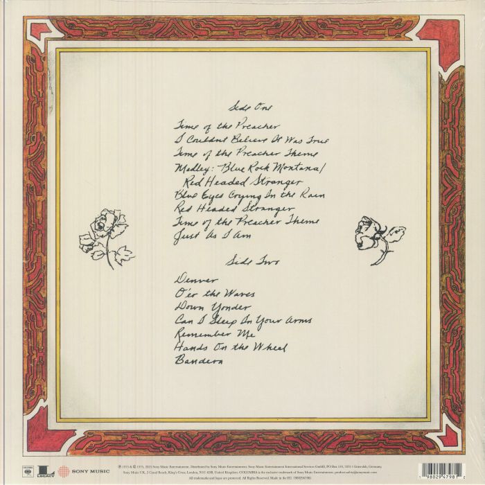 Red Headed Stranger (50th Anniversary Edition) - Willie Nelson