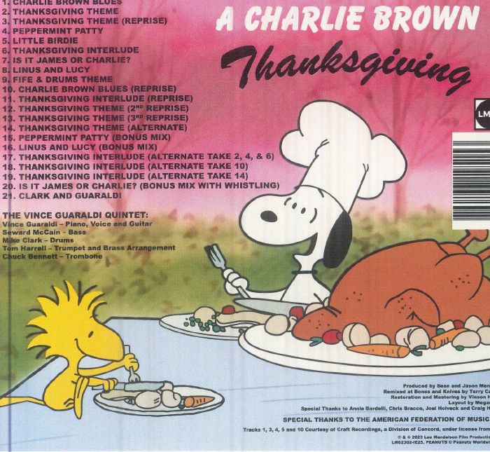 A Charlie Brown Thanksgiving (Soundtrack) (50th Anniversary Alternate Cover Edition) (Indie Exclusive) - Vince Guaraldi (CD)