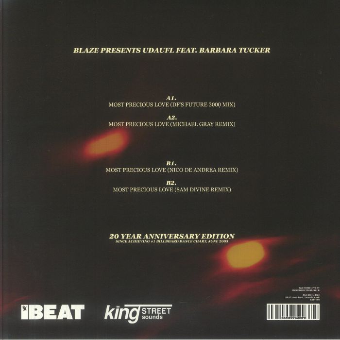 Most Precious Love (20th Anniversary Special Edition) - Blaze Presents Udaufl feat Barbara Tucker