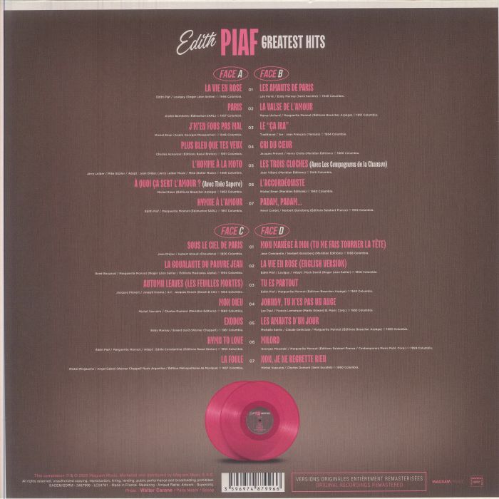 Greatest Hits - Edith Piaf