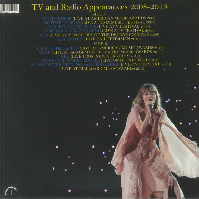 Planning My Revenge: Tv & Radio Appearances 2008-2013 - Taylor Swift