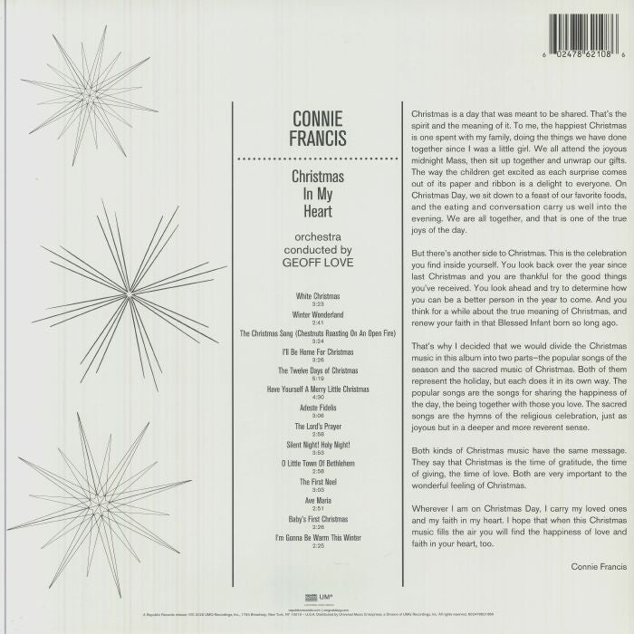 Christmas in My Heart - Connie Francis