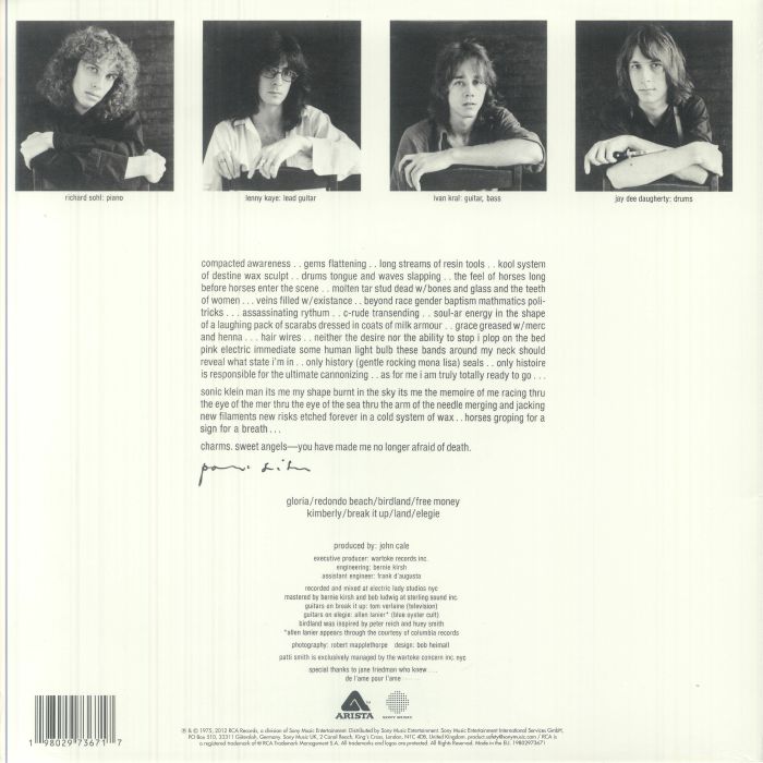 Horses (National Album Day 2025) (Renkli Plak) - Patti Smith