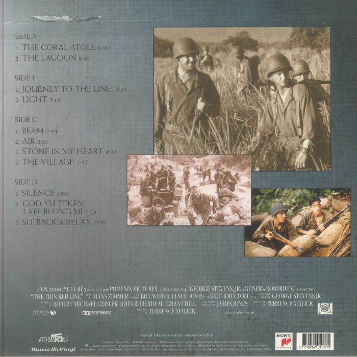 Thin Red Line (Soundtrack) (Reissue) (Limited Aquamarine Vinyl) - Hans Zimmer
