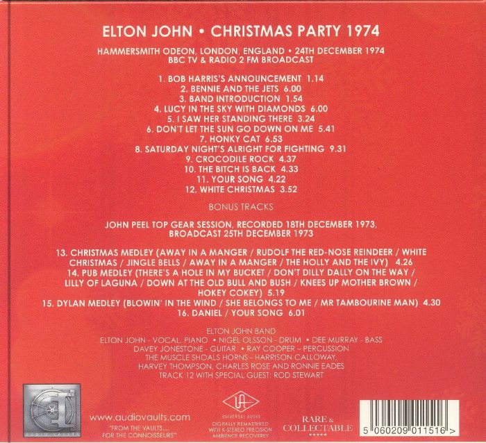 Christmas Party 1974 - Elton John (CD)