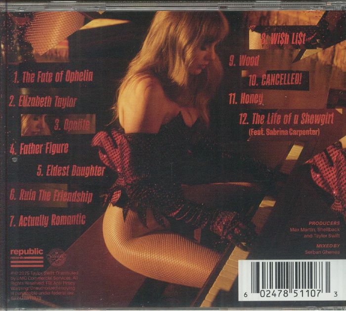 The Life of a Showgirl (It's Frightening Edition) (Indie Exclusive) - Taylor Swift (CD)