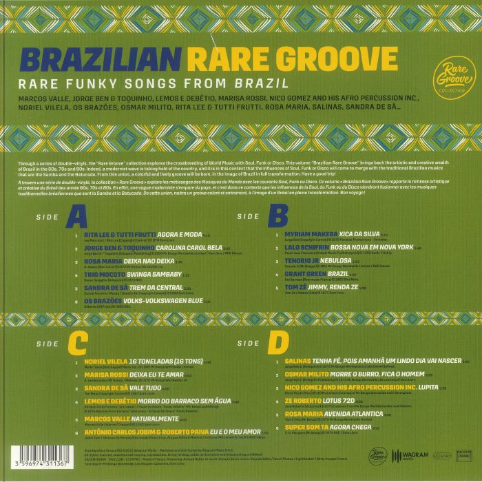 Brazilian Rare Groove: Rare Funky Songs from Brazil - Various