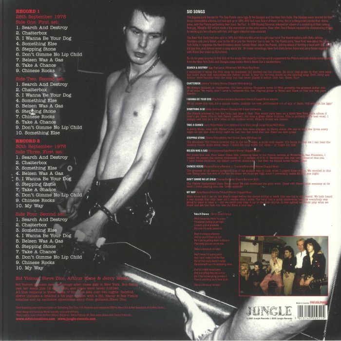Sid Lives (Record Store Day Black Friday Rsd 2025) - Sid Vicious