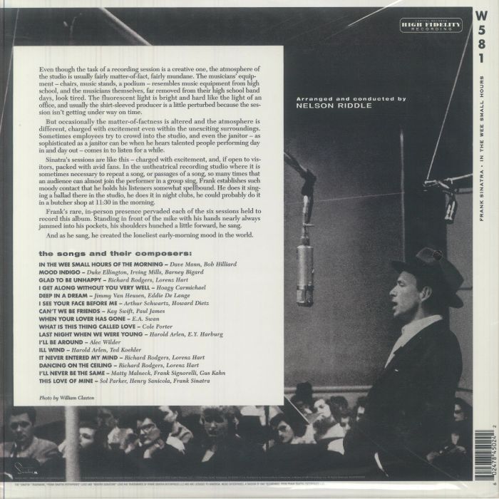 In the Wee Small Hours (Tone Poet Series) - Frank Sinatra