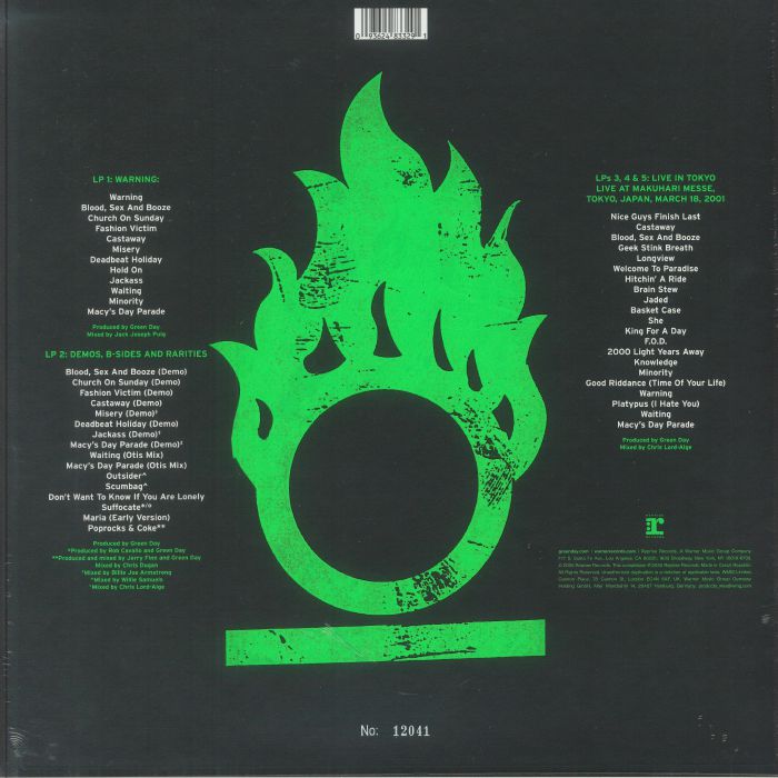 Warning (25th Anniversary Edition) (Box Set) (5xLP) - Green Day