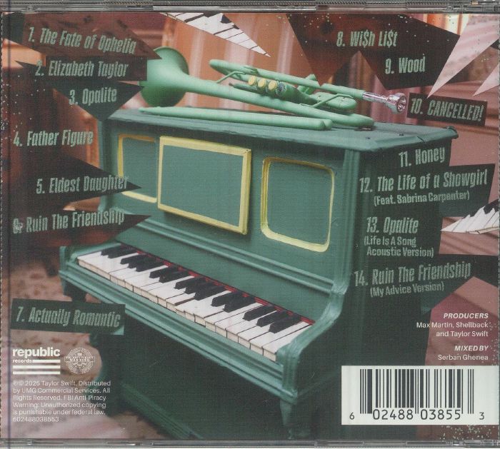 The Life of a Showgirl (Life Is a Song Acoustic Version) (Indie Exclusive) - Taylor Swift (CD)