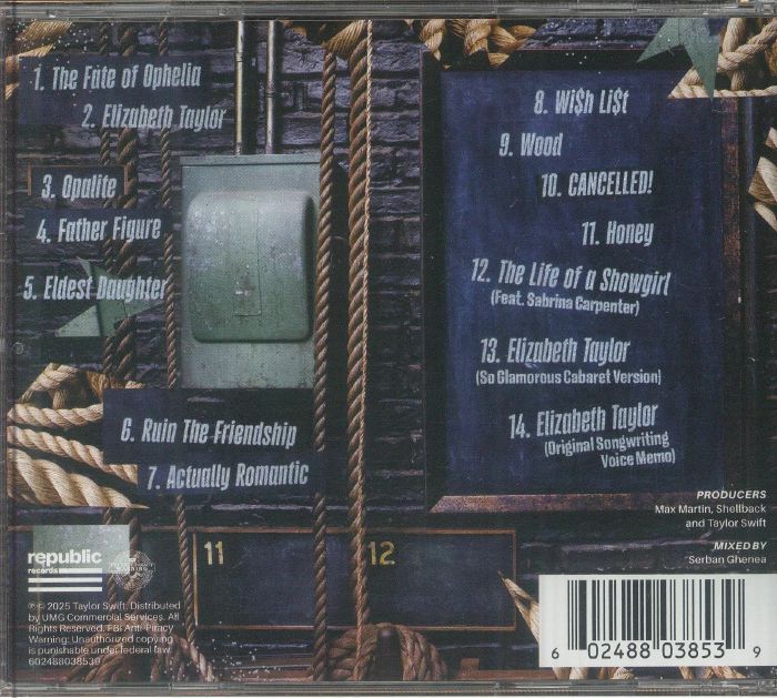 The Life of a Showgirl (So Glamourous Cabaret Version) (Indie Exclusive) - Taylor Swift (CD)